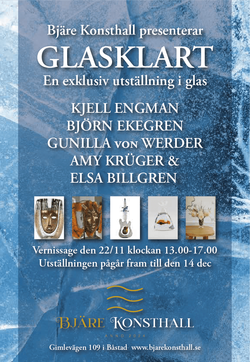 Glasklara besked från oss - Julsalong 22 nov